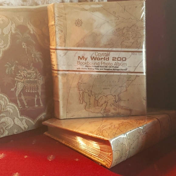 Photo Album "My World 200" by CRYSTAL/RAY ENT for 200 4x6 Photos VTG - Picture 4 of 10